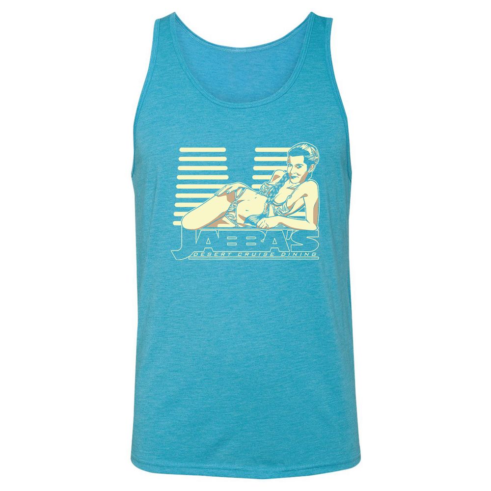 Unisex Jersey Tank - 7XMW8NVL - Aqua Triblend - 3