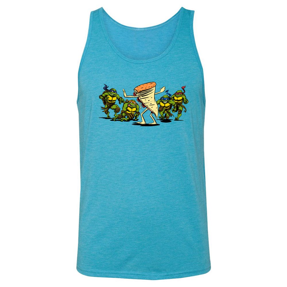 Unisex Jersey Tank - 6RLK77NP - Aqua Triblend - 3
