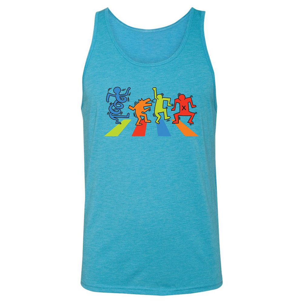 Unisex Jersey Tank - 7RVSHB69 - Aqua Triblend - 3
