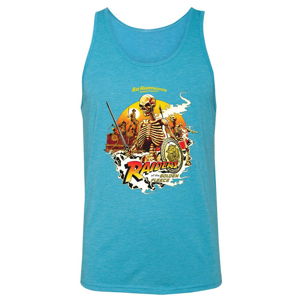 Unisex Jersey Tank - 2JZX4GFH - Aqua Triblend - 3
