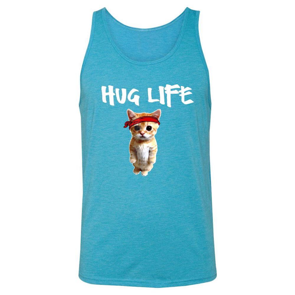 Unisex Jersey Tank - GSWBLRMJ - Aqua Triblend - 3