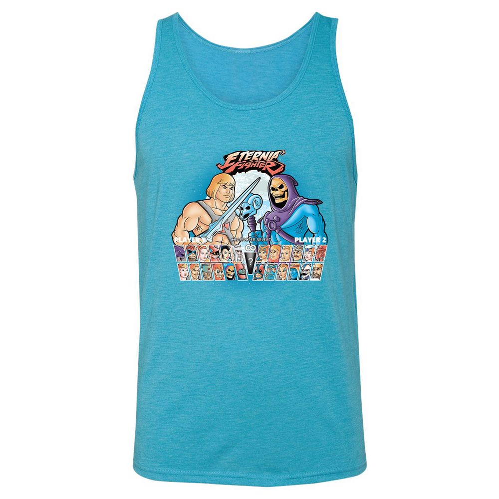 Unisex Jersey Tank - 86VW21SC - Aqua Triblend - 3