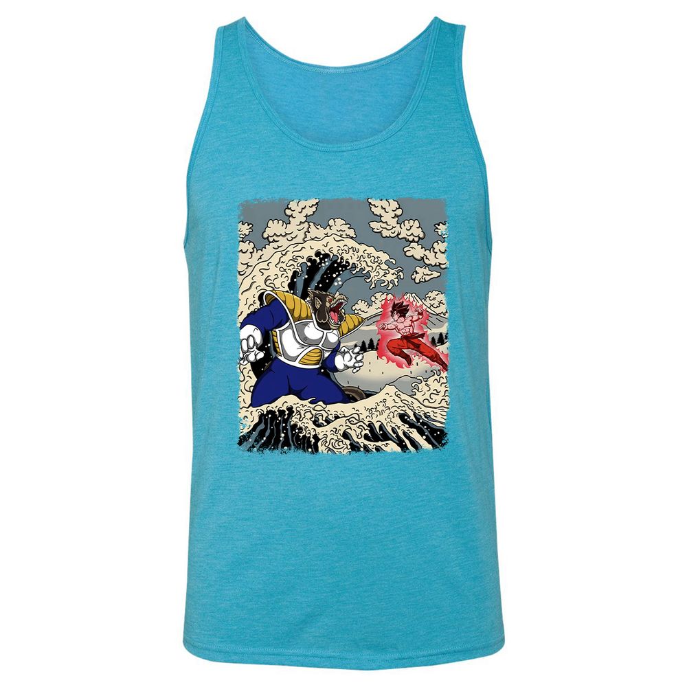 Unisex Jersey Tank - F8WZ95L6 - Aqua Triblend - 3