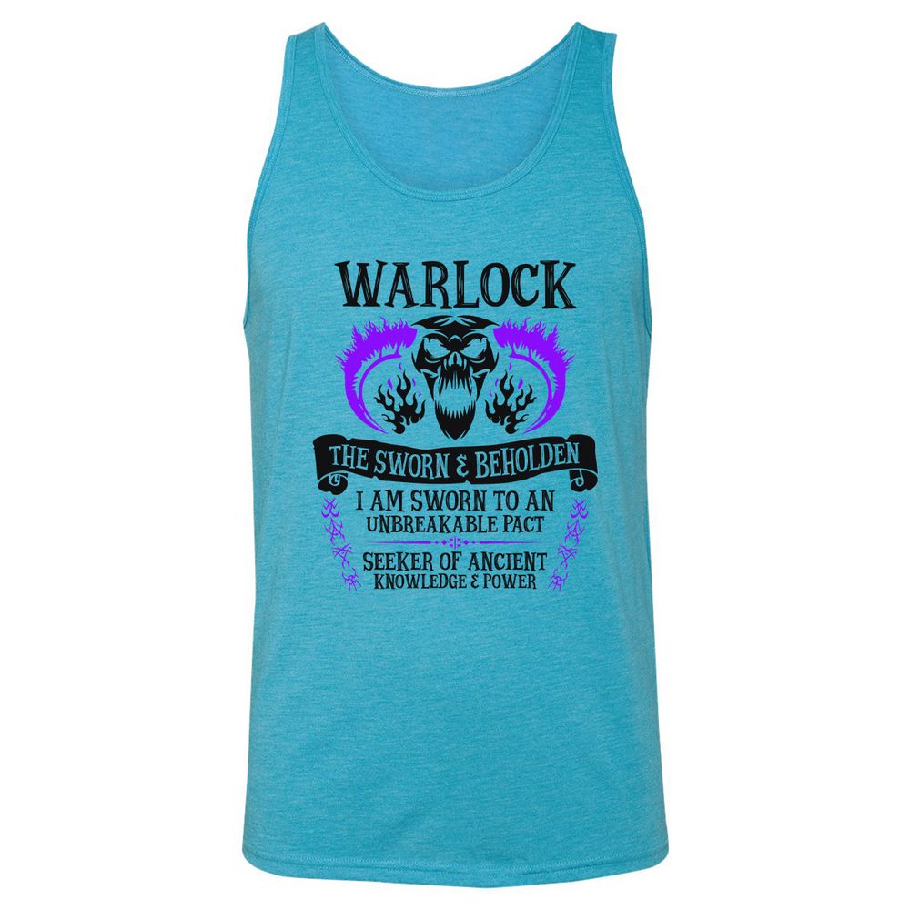 Unisex Jersey Tank - QSJY812X - Aqua Triblend - 3