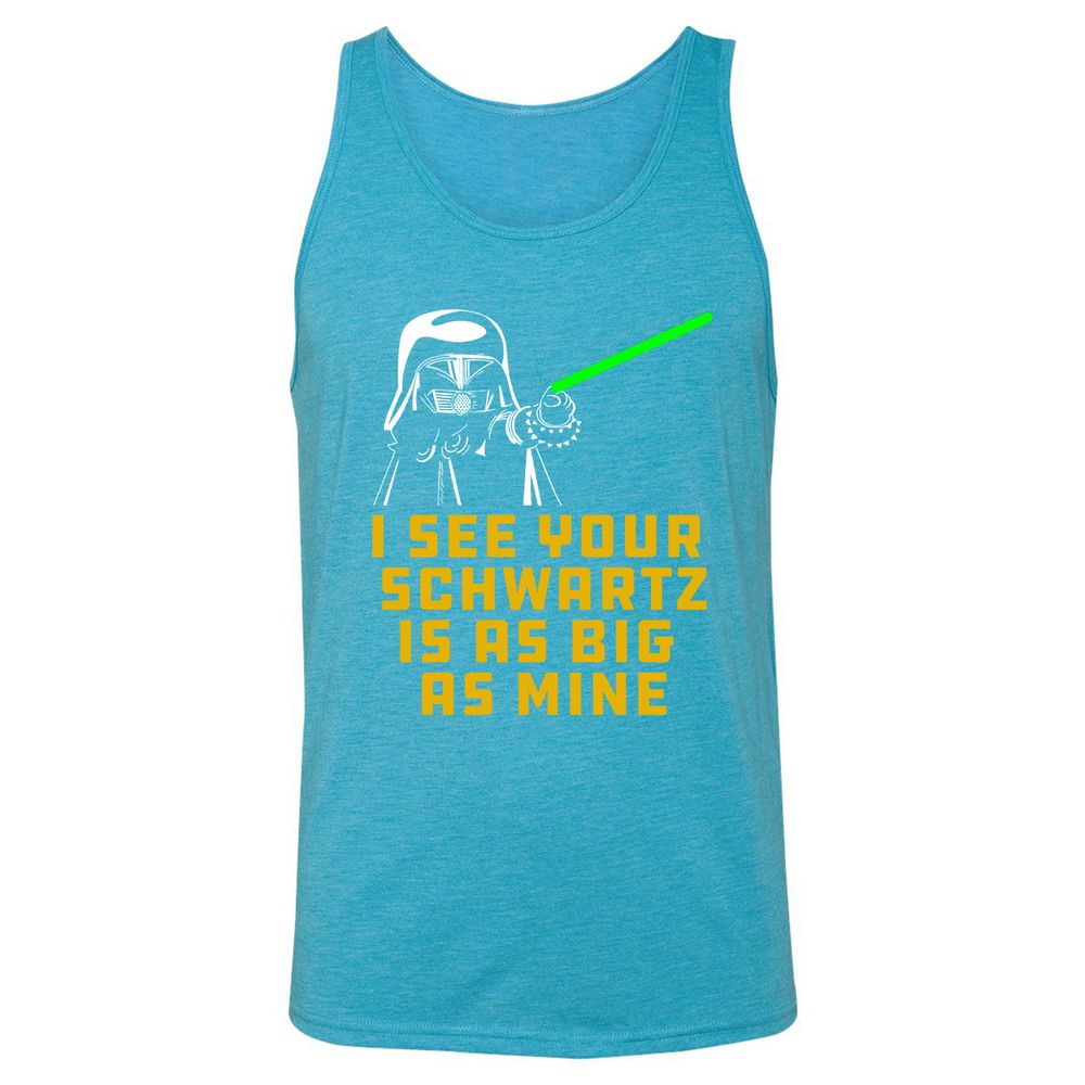 Unisex Jersey Tank - SFHZGKDQ - Aqua Triblend - 3
