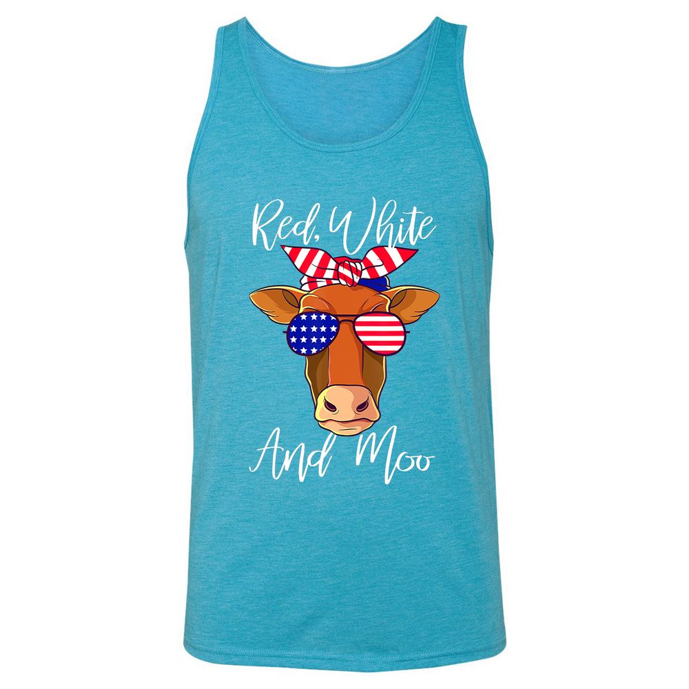 Unisex Jersey Tank - 9A5RXAD9 - Aqua Triblend - 3