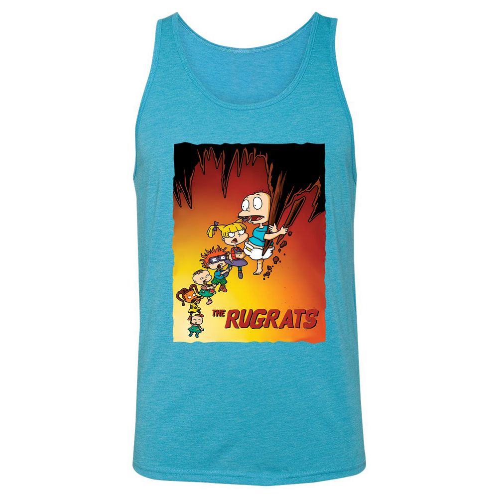 Unisex Jersey Tank - WWHP95Y4 - Aqua Triblend - 3