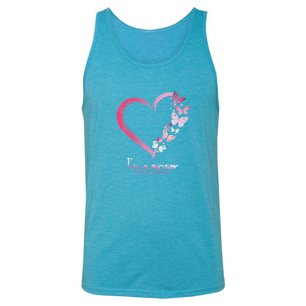 Unisex Jersey Tank - ZKSAD3JL - Aqua Triblend - 3