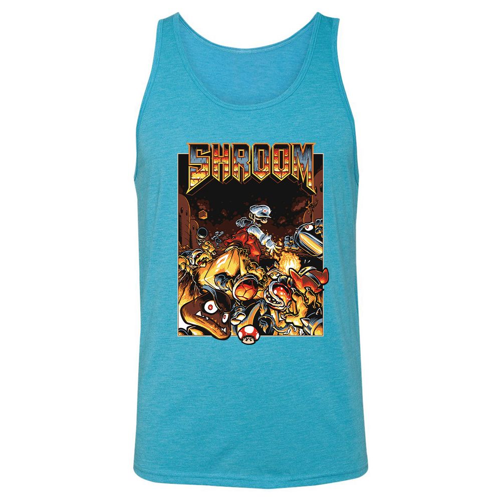 Unisex Jersey Tank - Y52ZU5TG - Aqua Triblend - 3