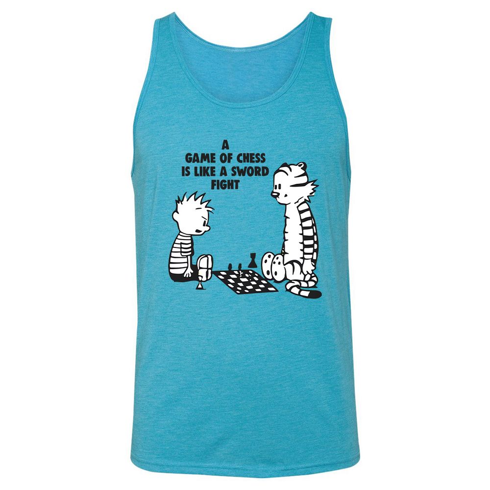 Unisex Jersey Tank - BYEEE6TR - Aqua Triblend - 3
