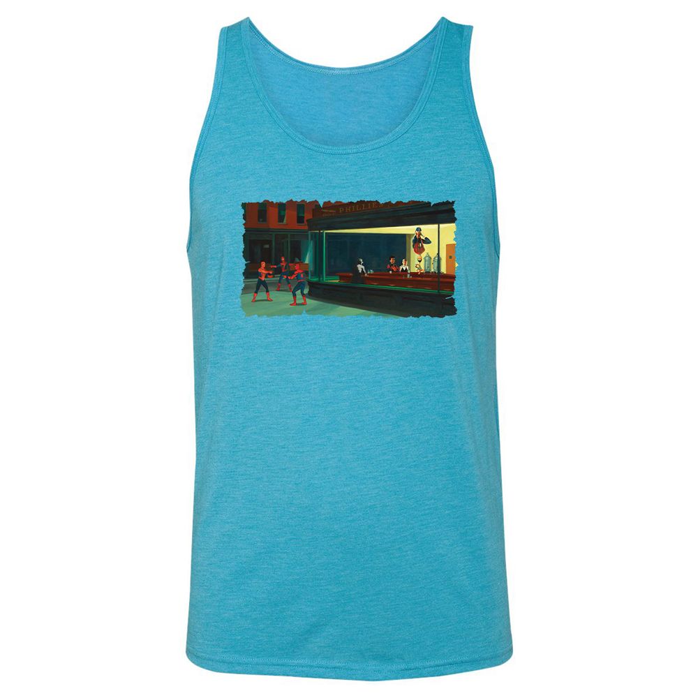 Unisex Jersey Tank - 9VDY7TYQ - Aqua Triblend - 3