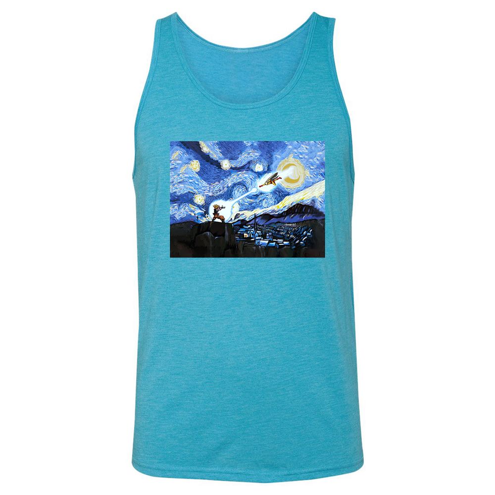 Unisex Jersey Tank - 5HKRRLKU - Aqua Triblend - 3