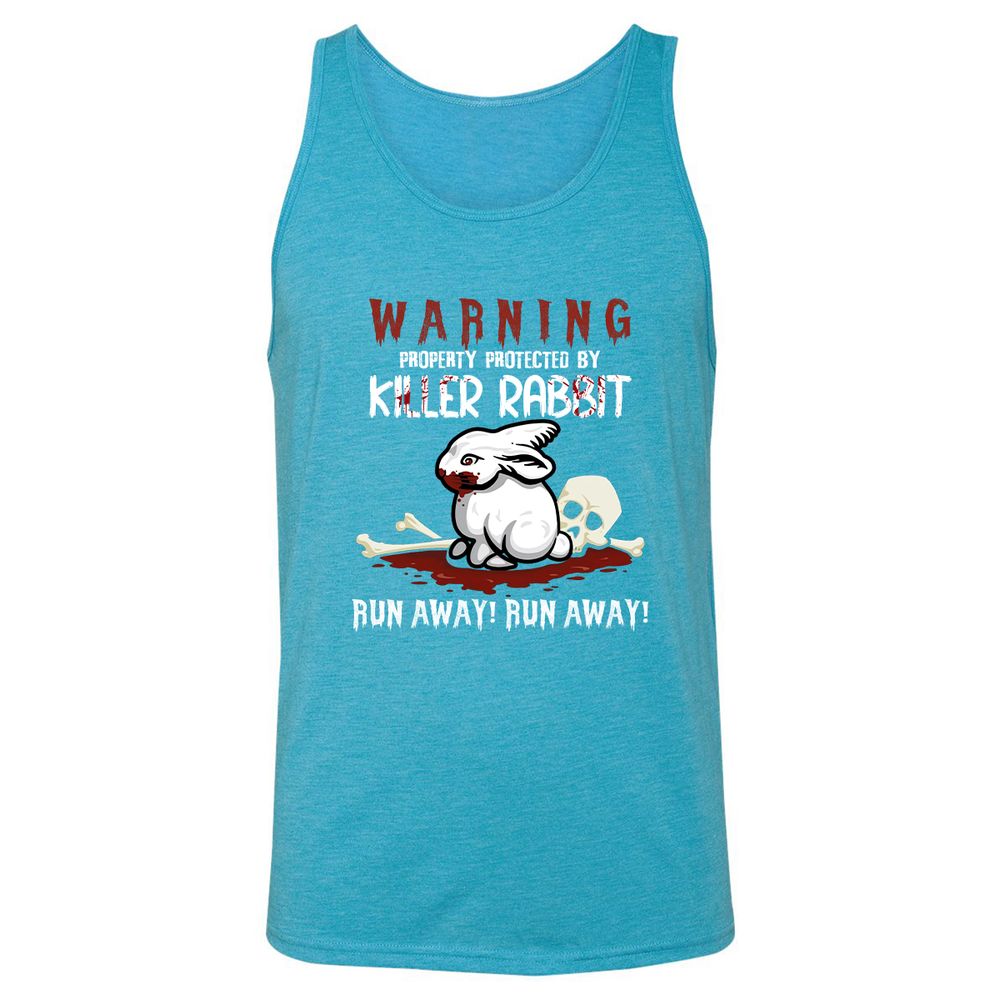 Unisex Jersey Tank - 9VY4W7KN - Aqua Triblend - 3