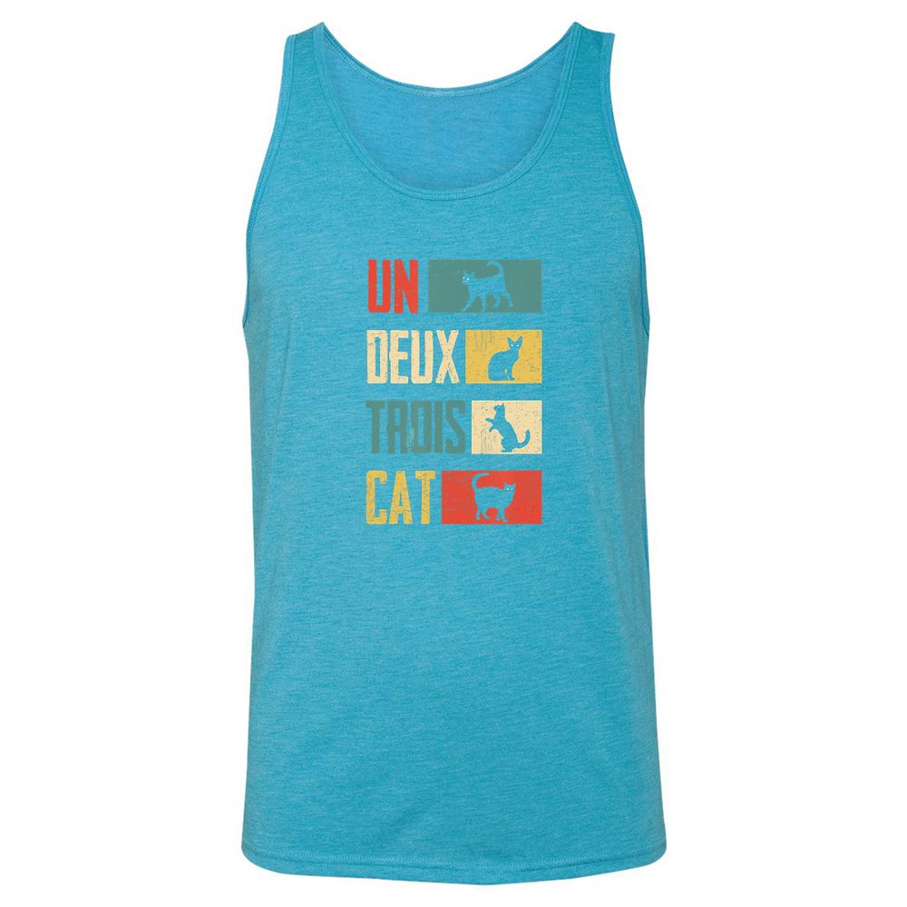 Unisex Jersey Tank - FLY9PR5P - Aqua Triblend - 3