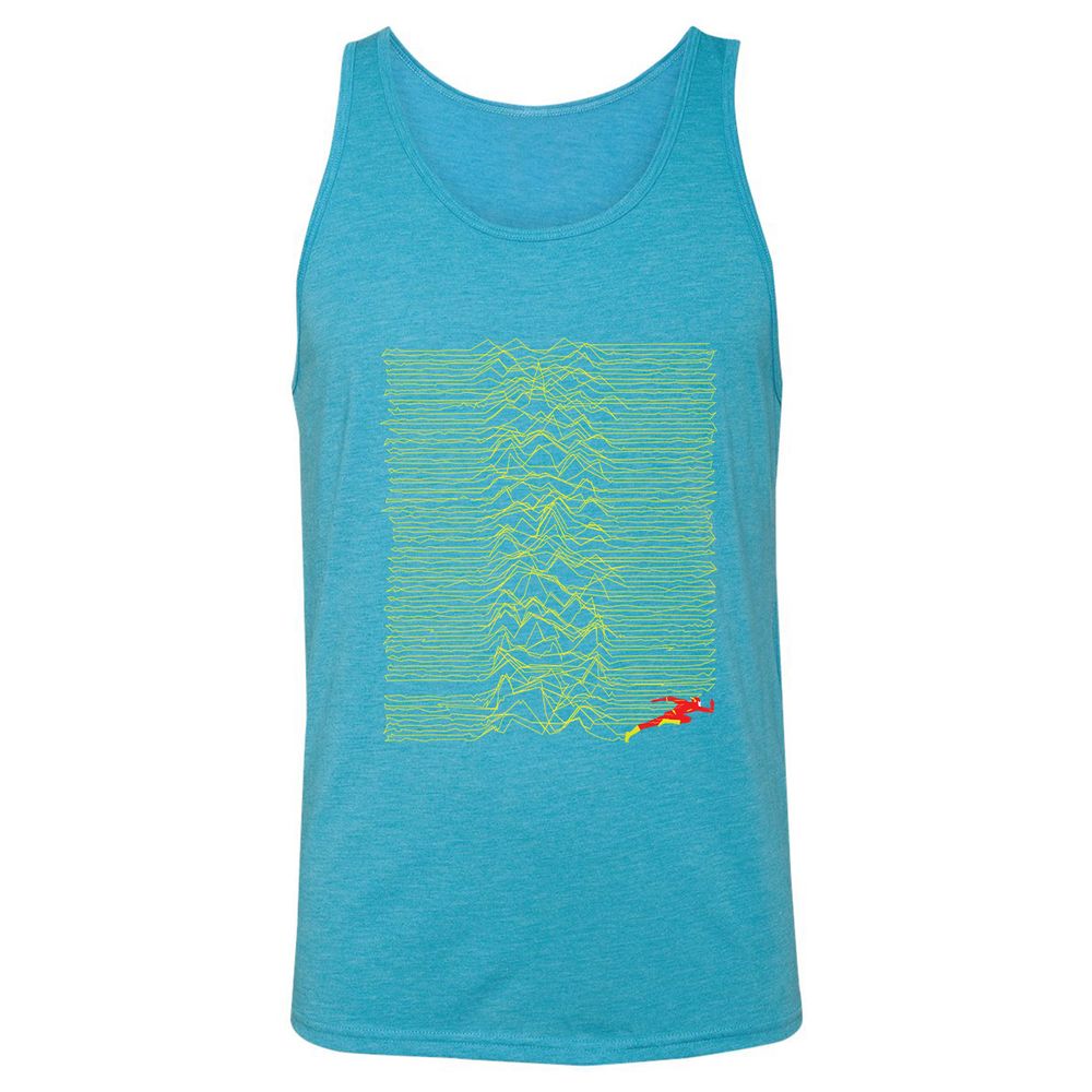 Unisex Jersey Tank - 1PM5WXW4 - Aqua Triblend - 3