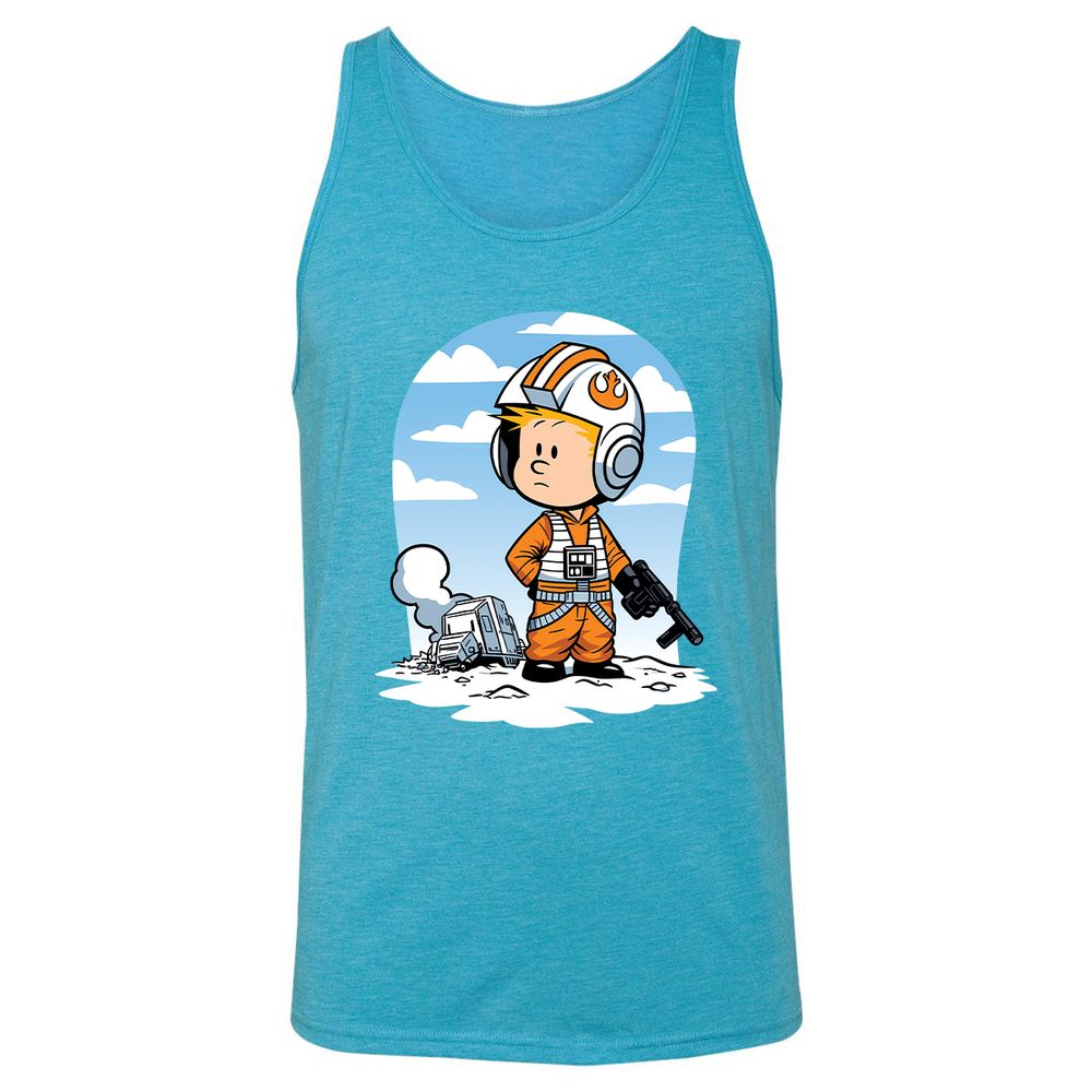 Calvin - Aqua Triblend - 3