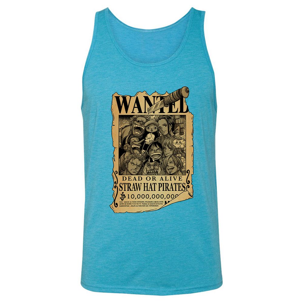 Unisex Jersey Tank - PDEWT3V8 - Aqua Triblend - 3