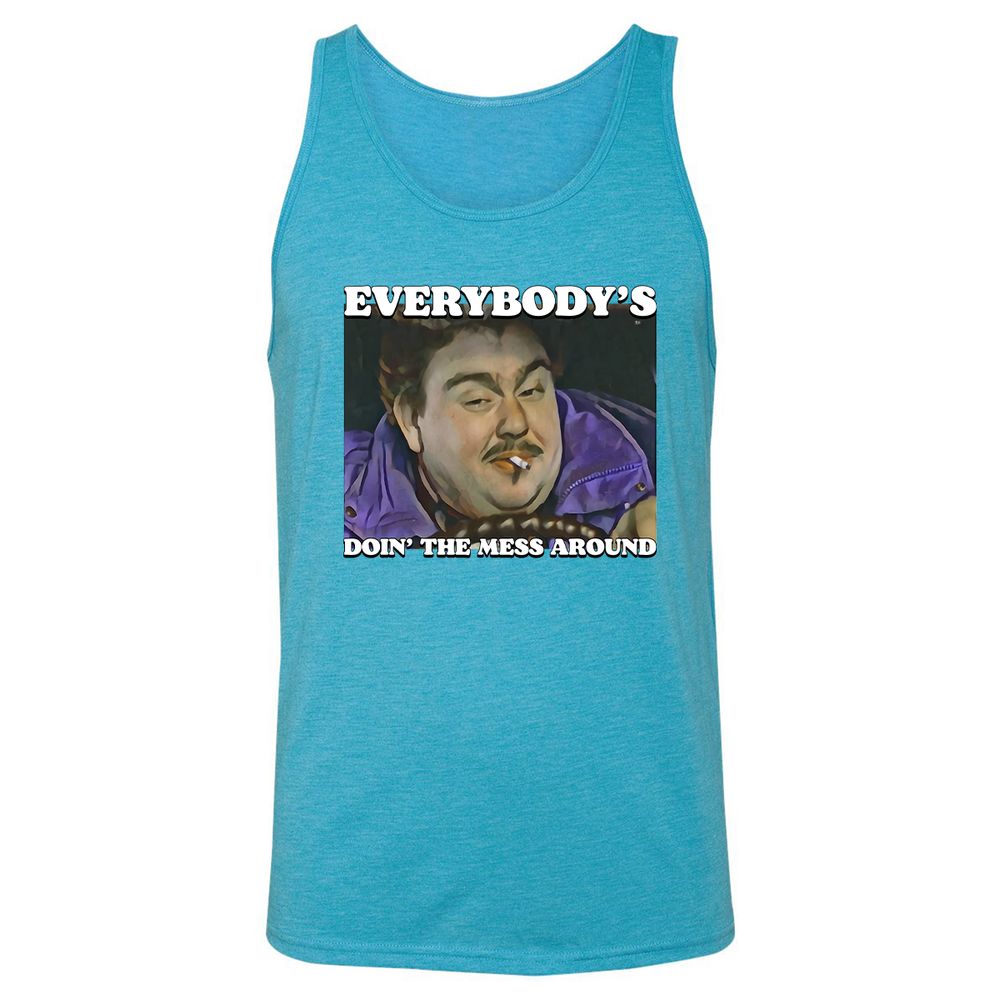Unisex Jersey Tank - TVGBCPWY - Aqua Triblend - 3