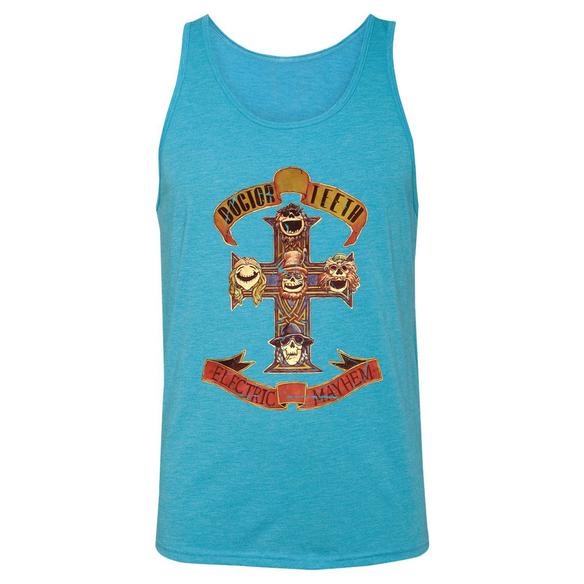 Unisex Jersey Tank - VKQQ2FC5 - Aqua Triblend - 3