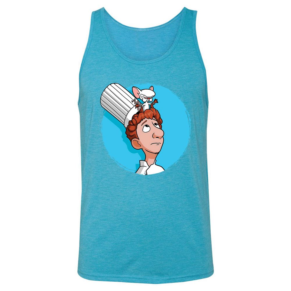 Unisex Jersey Tank - THQZPDLC - Aqua Triblend - 3