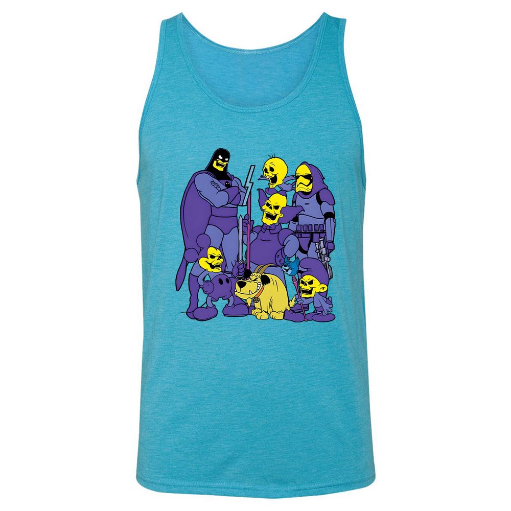 Unisex Jersey Tank - YGH8JK2M - Aqua Triblend - 3