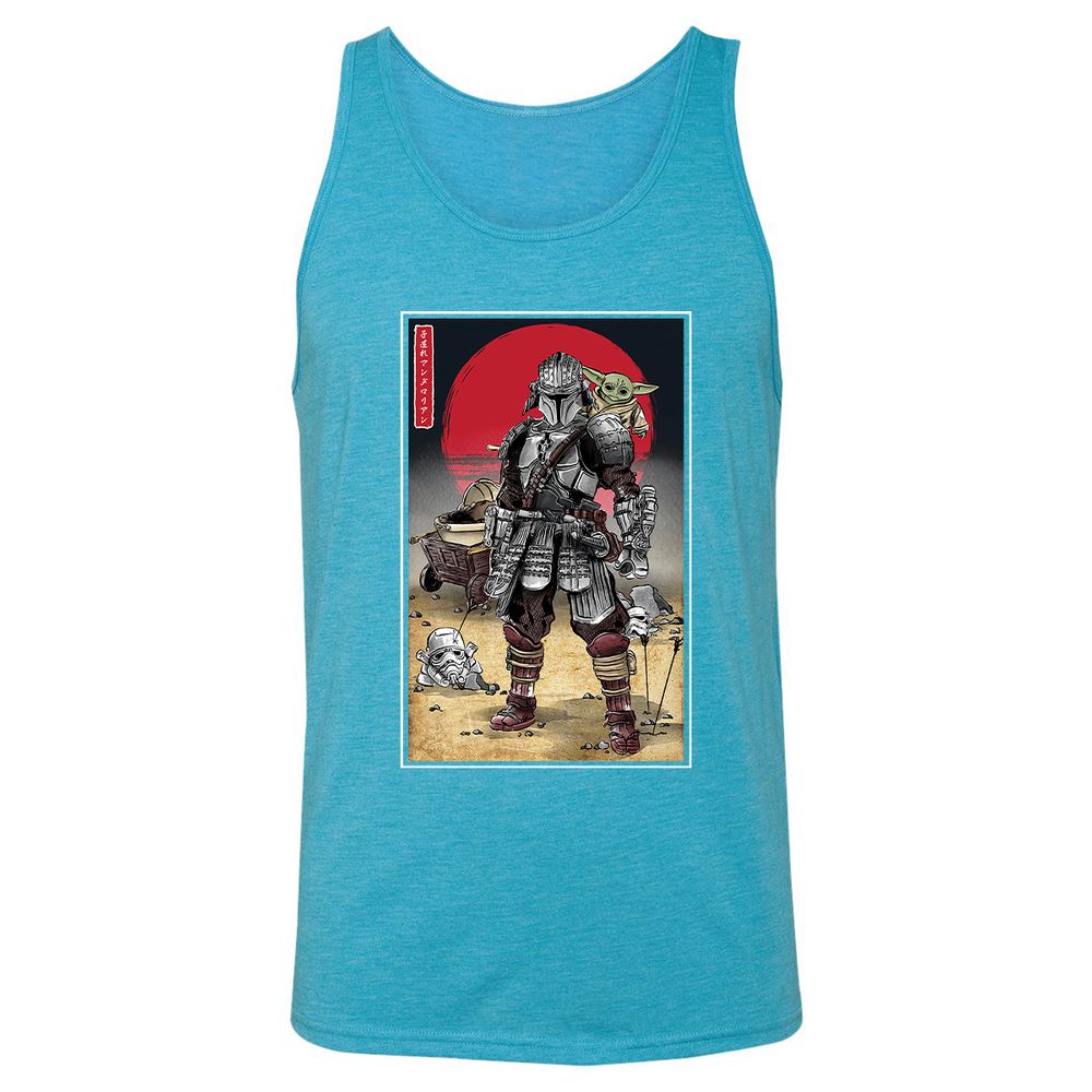 Unisex Jersey Tank - ESKJKZQR - Aqua Triblend - 3
