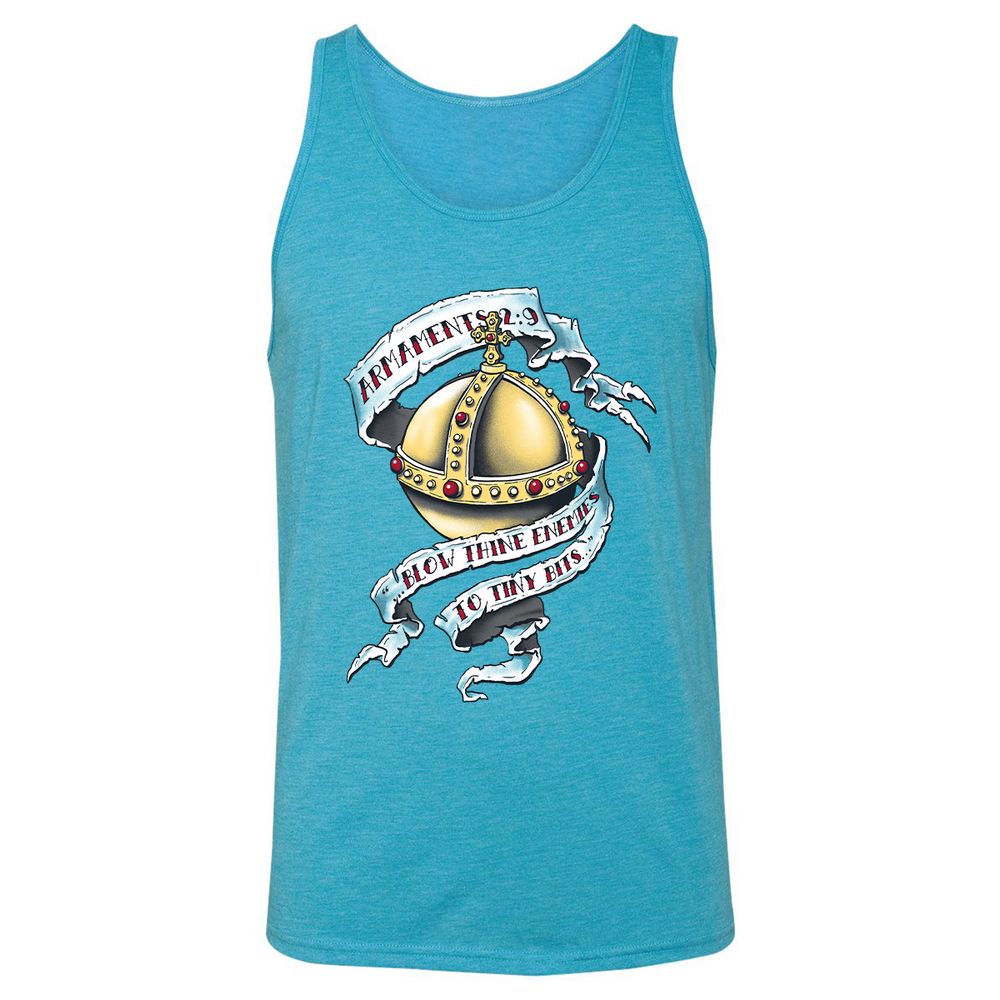 Unisex Jersey Tank - 4GUPJZ7V - Aqua Triblend - 3