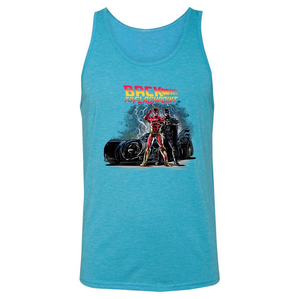 Unisex Jersey Tank - R6PWA5ZU - Aqua Triblend - 3