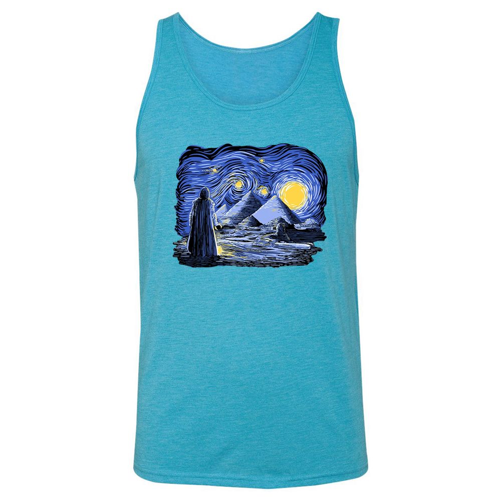 Unisex Jersey Tank - EEHPJBGN - Aqua Triblend - 3