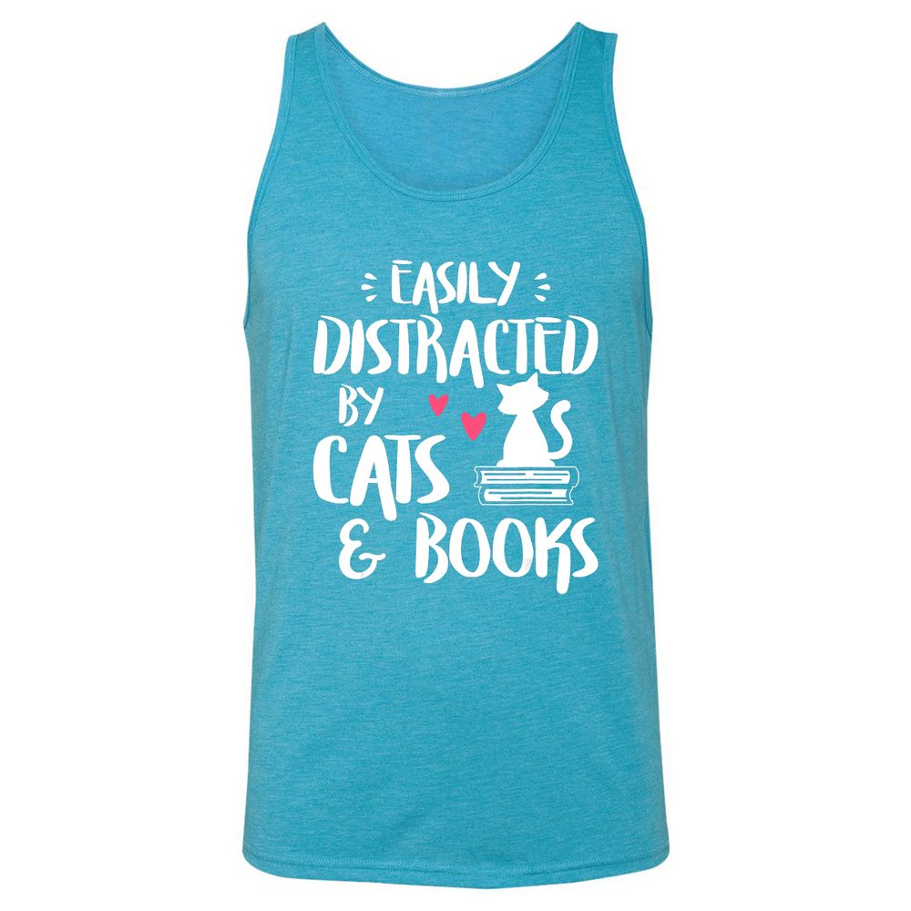 Unisex Jersey Tank - PWCSNSYZ - Aqua Triblend - 3