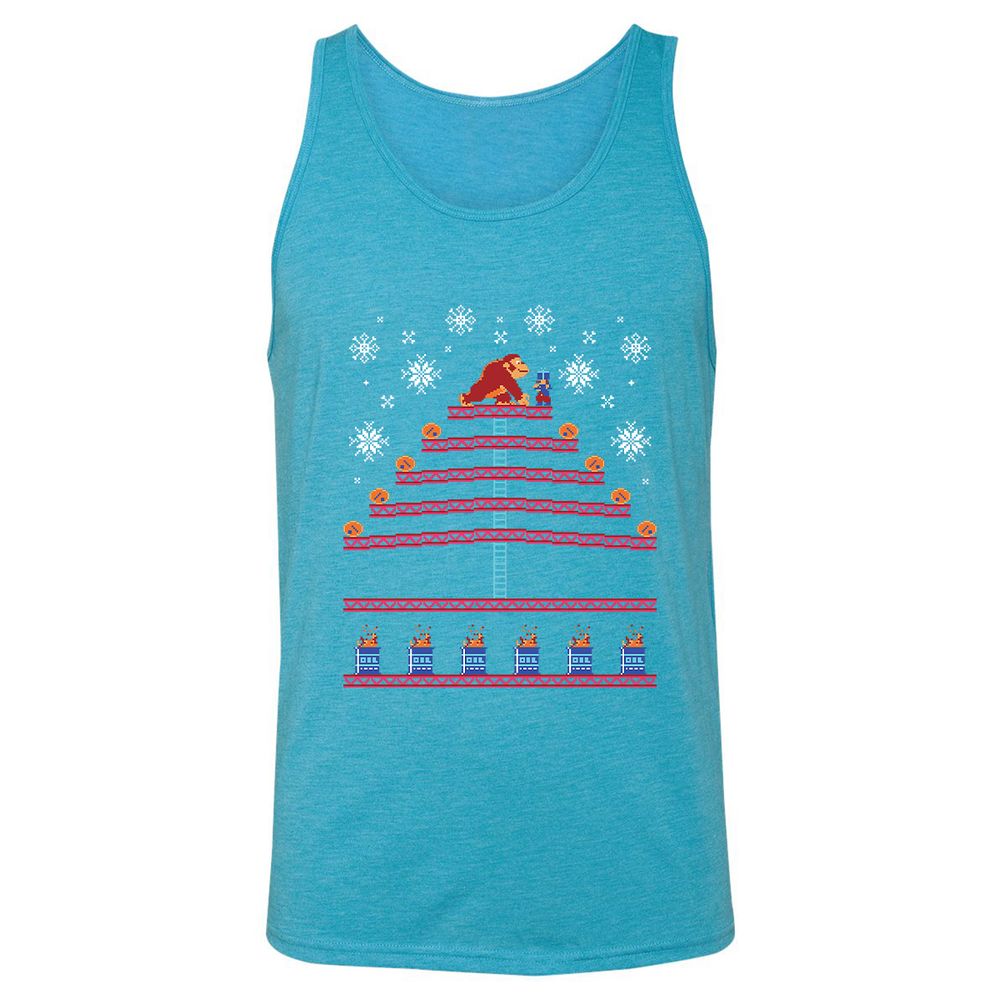 Unisex Jersey Tank - 9JR75679 - Aqua Triblend - 3