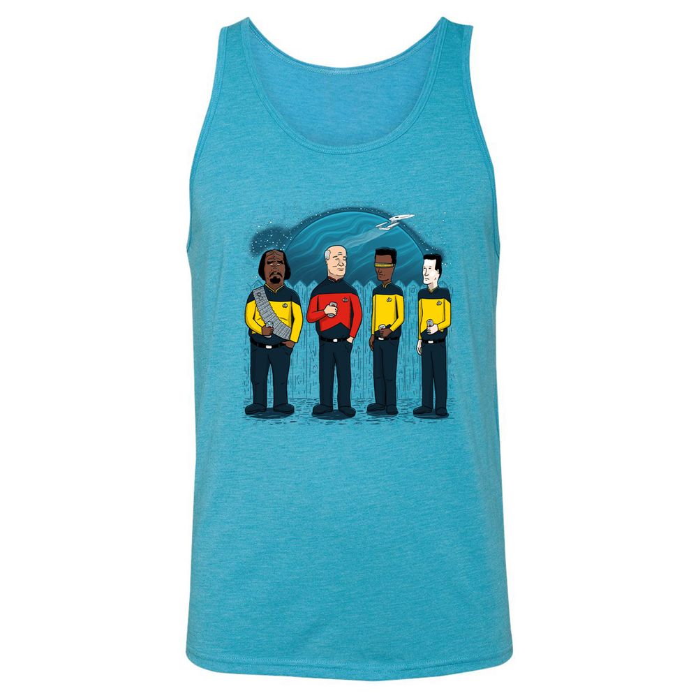 Unisex Jersey Tank - MTPYMS3S - Aqua Triblend - 3