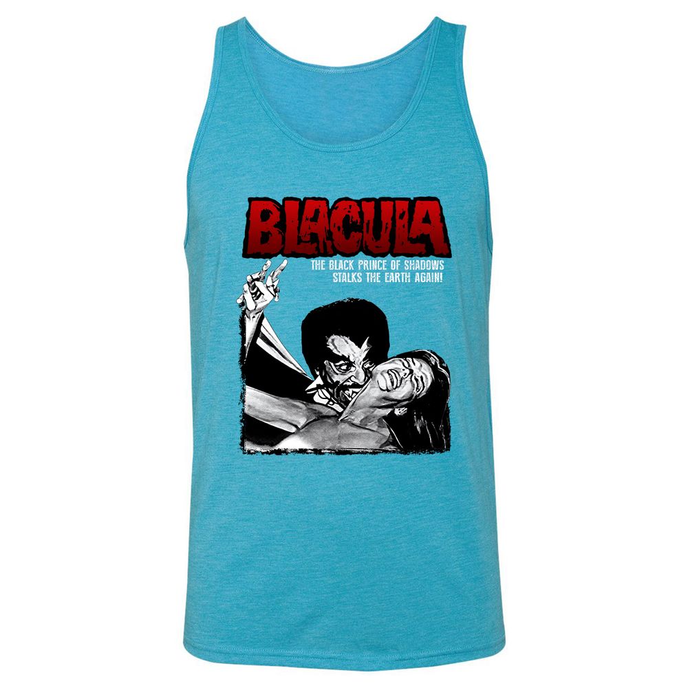 Unisex Jersey Tank - BZFC9QF7 - Aqua Triblend - 3