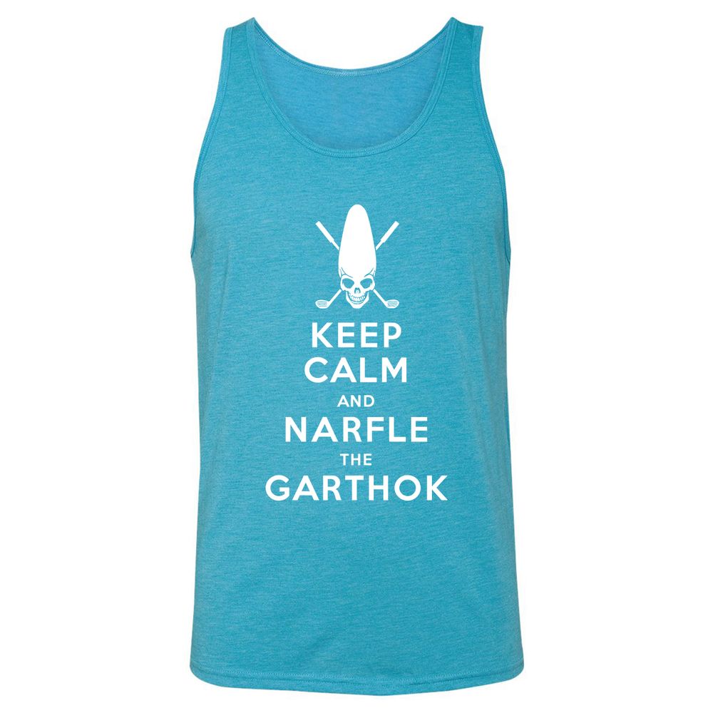 Unisex Jersey Tank - DDENA27U - Aqua Triblend - 3