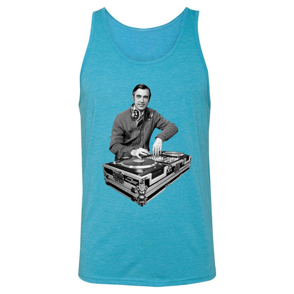 Unisex Jersey Tank - A4QAFD61 - Aqua Triblend - 3