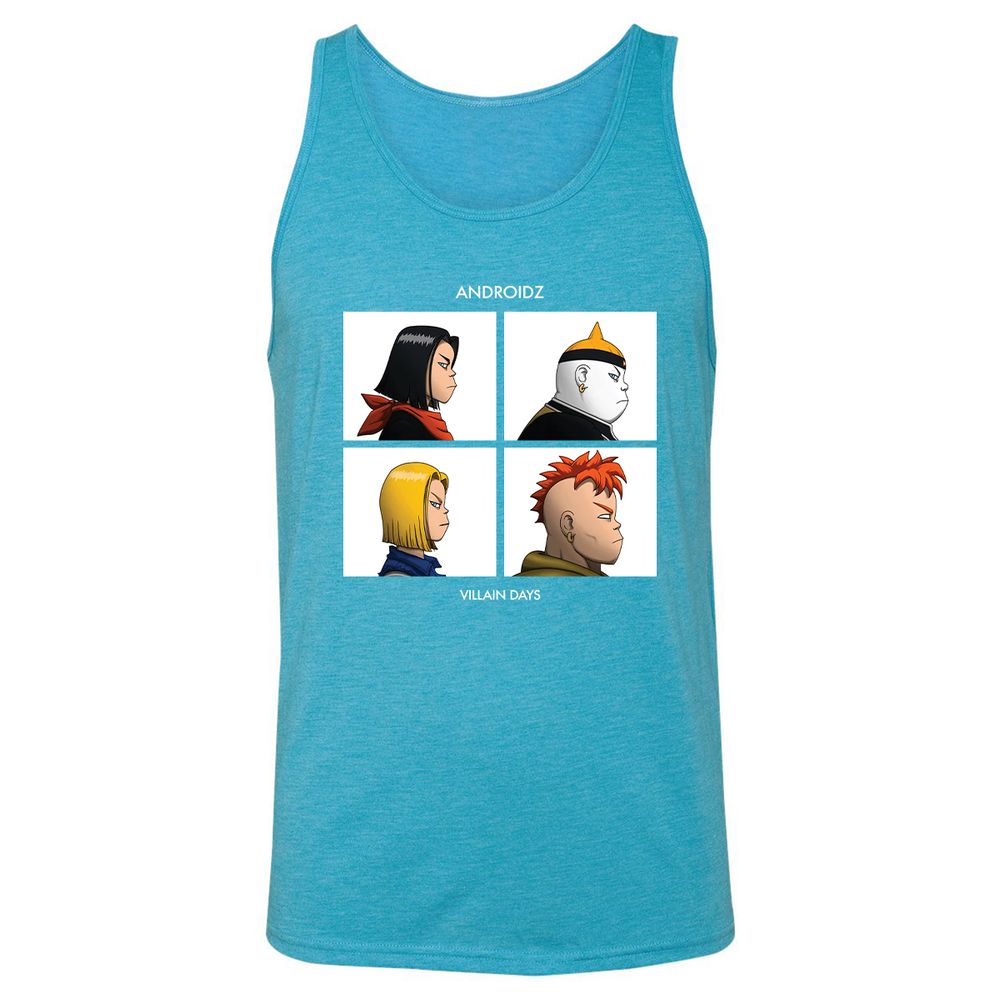 Unisex Jersey Tank - KAREY78S - Aqua Triblend - 3