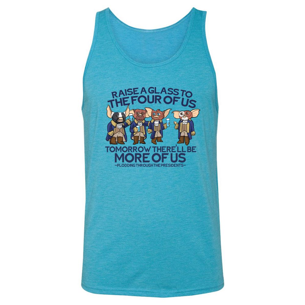 Unisex Jersey Tank - B8EBB3YV - Aqua Triblend - 3