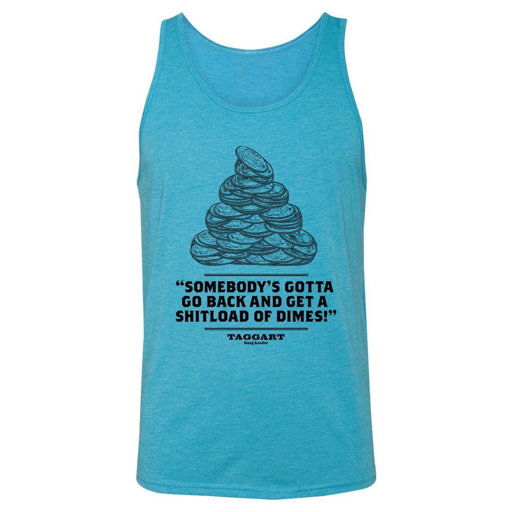 Unisex Jersey Tank - 1S1YVBUX - Aqua Triblend - 3