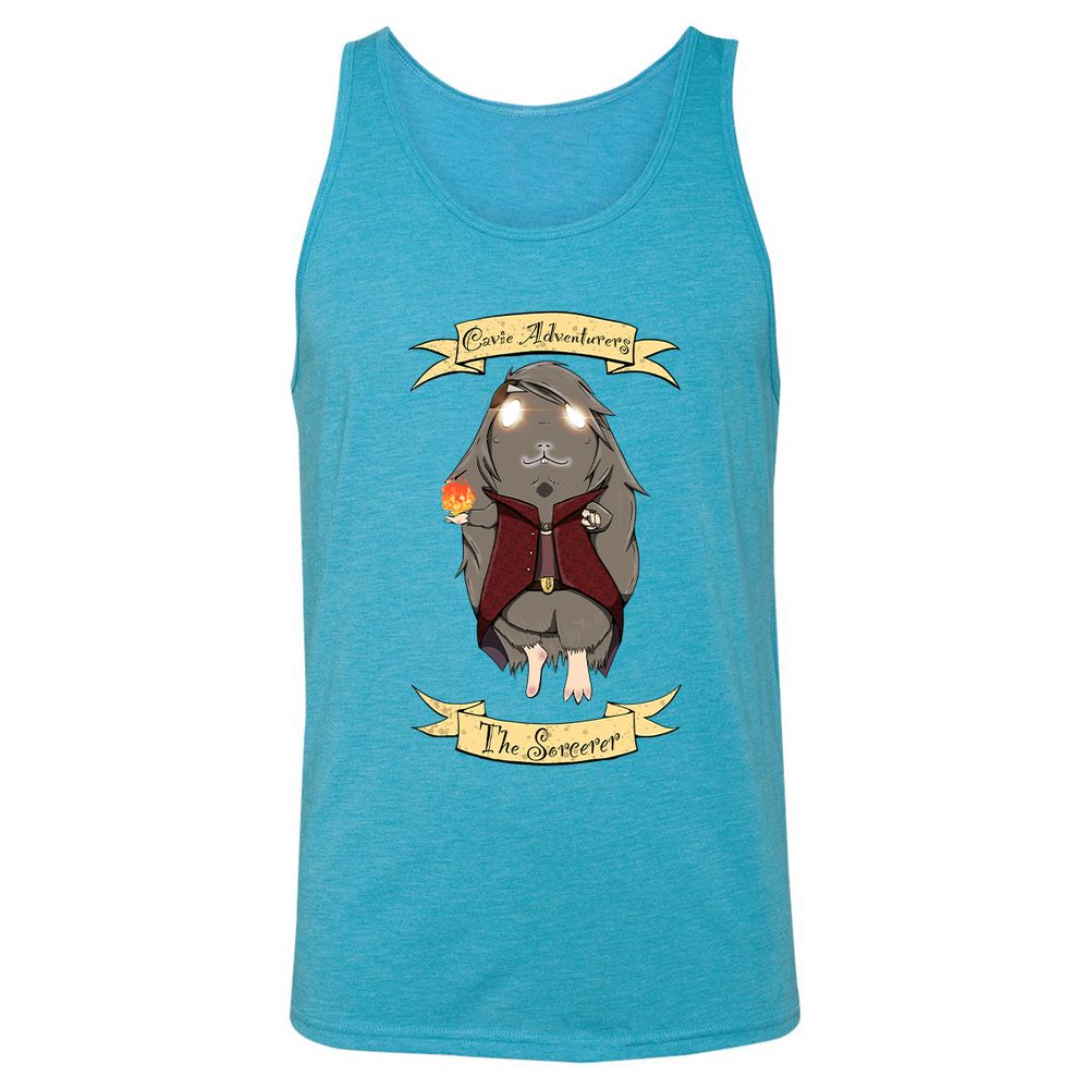Unisex Jersey Tank - RF6HUEZL - Aqua Triblend - 3