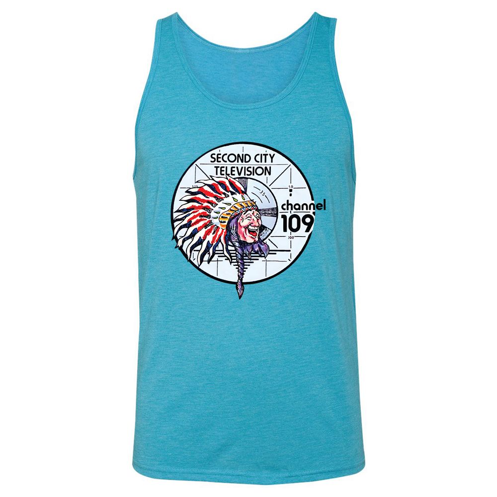 Unisex Jersey Tank - SZ3N2ZJV - Aqua Triblend - 3