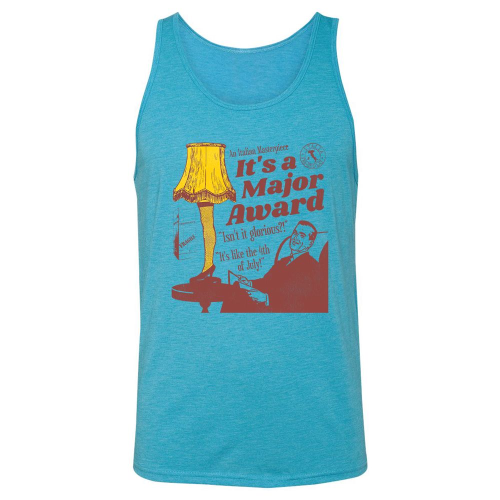 A Christmas Story Leg Lamp - Aqua Triblend - 3