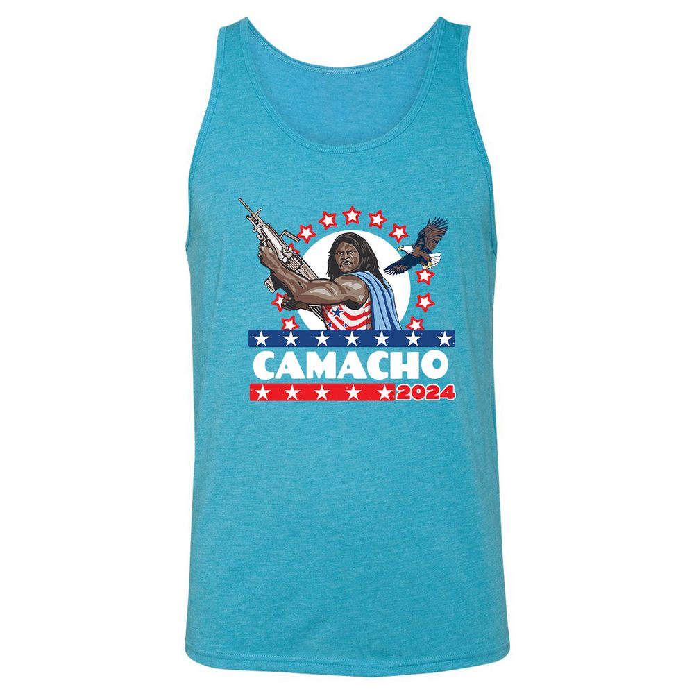 Unisex Jersey Tank - ED3KUA5V - Aqua Triblend - 3