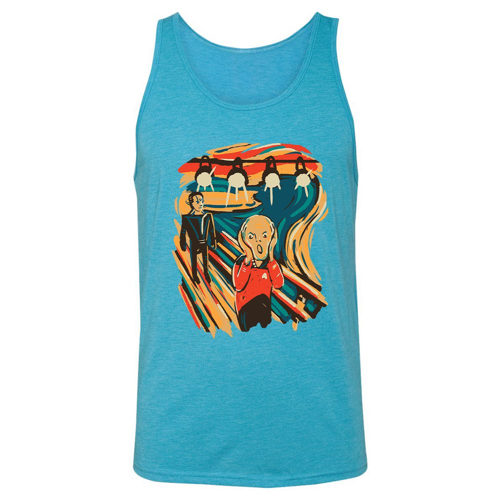 Unisex Jersey Tank - TJ45L5BQ - Aqua Triblend - 3