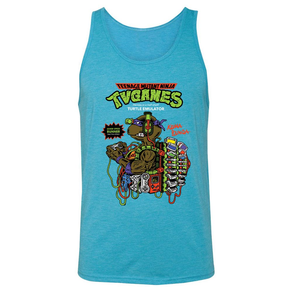 Unisex Jersey Tank - 1CFY3T4J - Aqua Triblend - 3