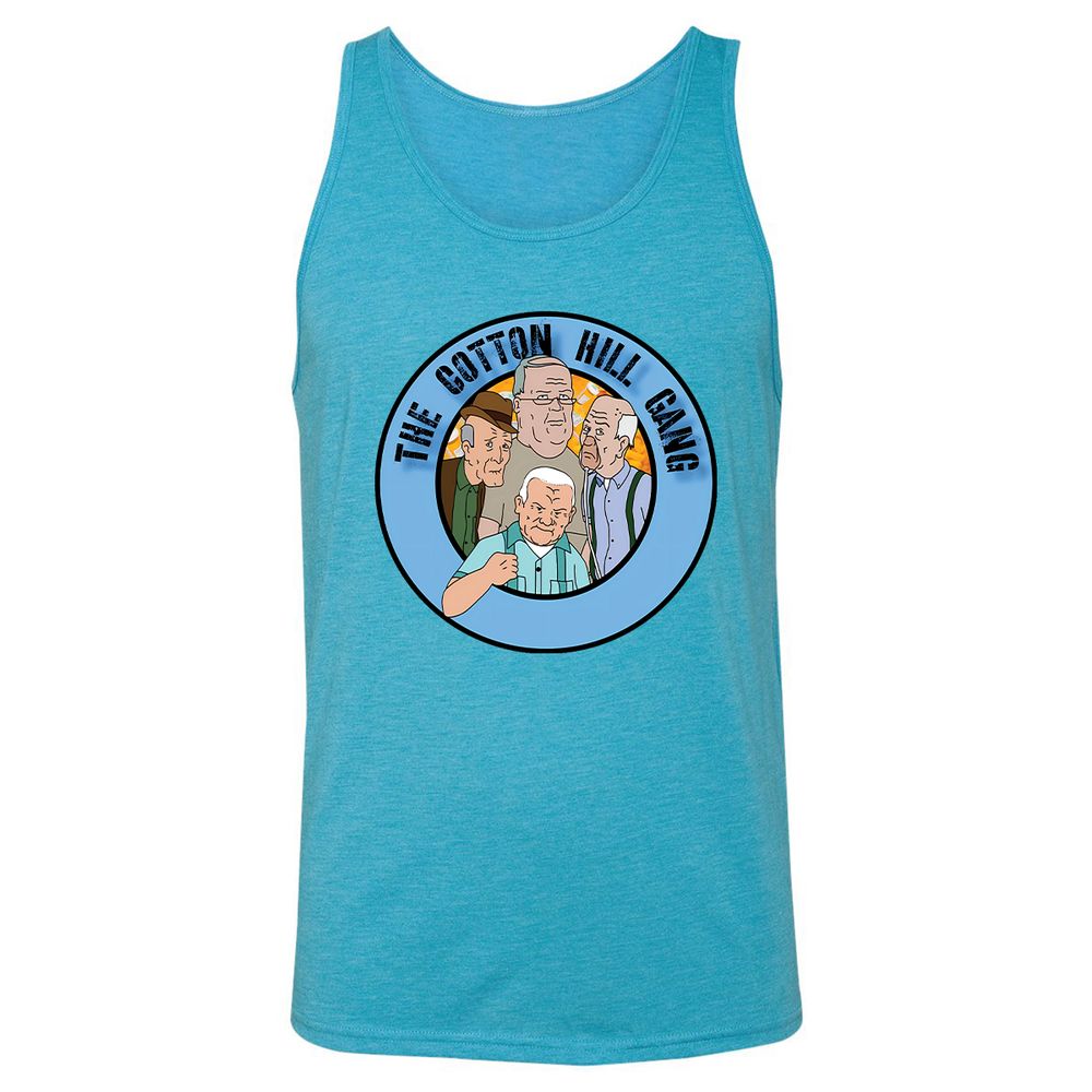 Unisex Jersey Tank - SB7RUMFL - Aqua Triblend - 3