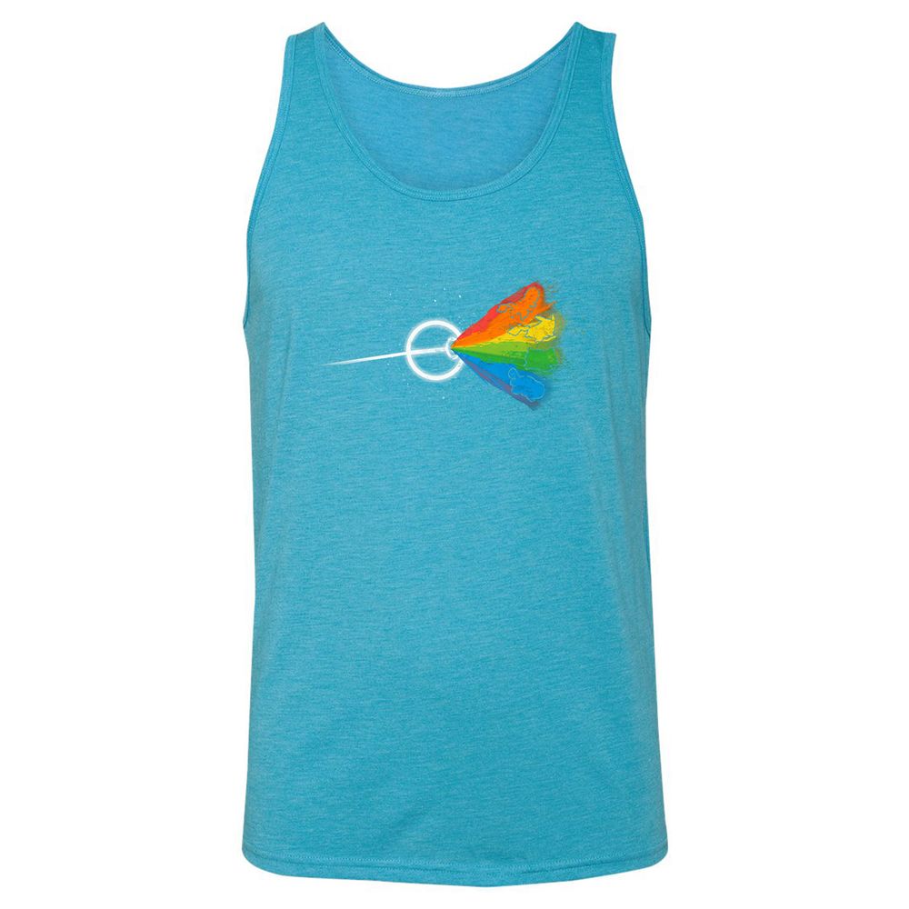 Unisex Jersey Tank - 1CXPGMDA - Aqua Triblend - 3