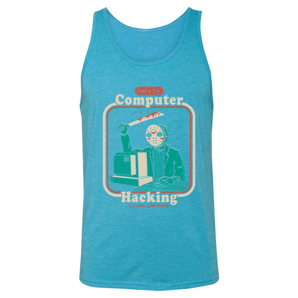 Unisex Jersey Tank - X41X8SUX - Aqua Triblend - 3