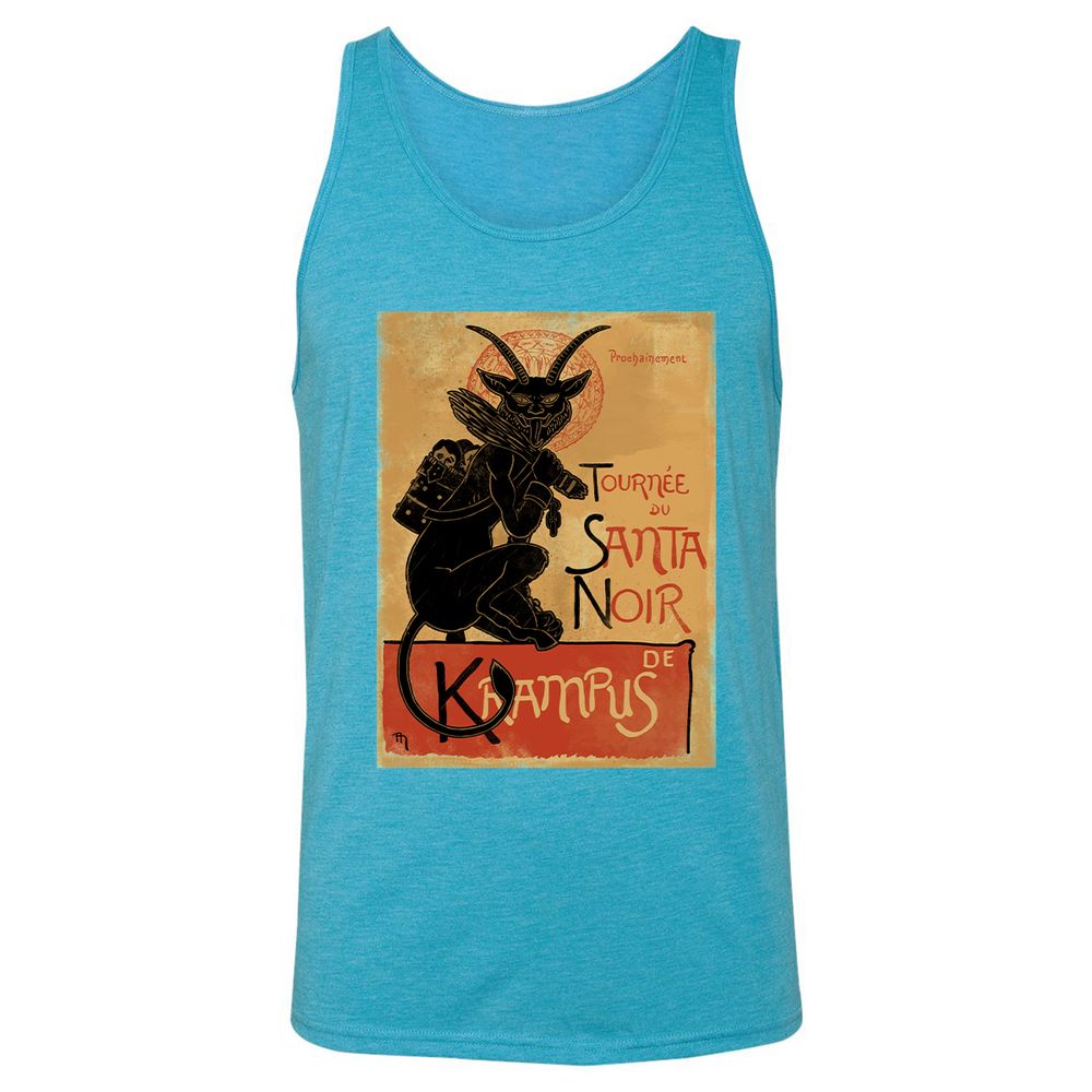 Unisex Jersey Tank - A26Z2VPU - Aqua Triblend - 3
