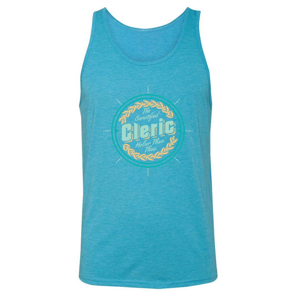 Unisex Jersey Tank - E636UGY4 - Aqua Triblend - 3