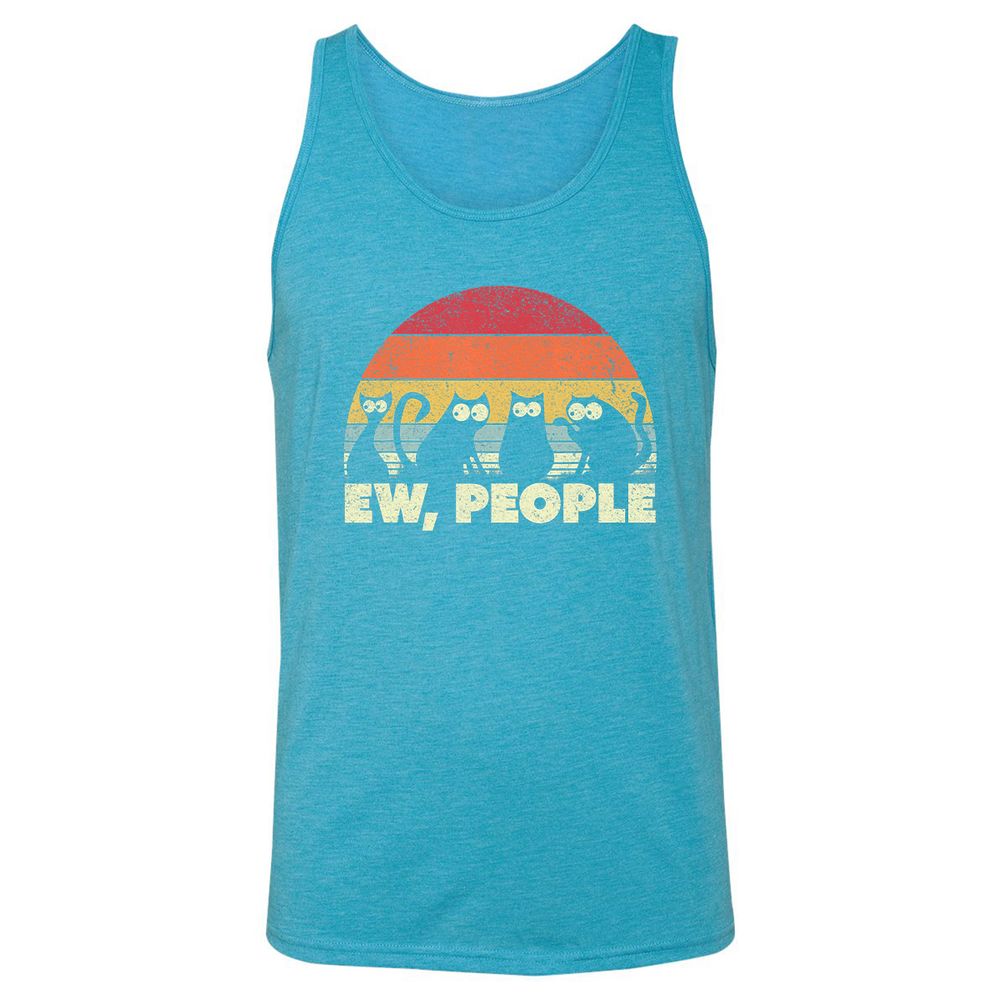 Unisex Jersey Tank - W93DAQW5 - Aqua Triblend - 3